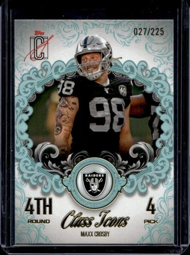 2025 Topps Signature Maxx Crosby Teal (RAW)