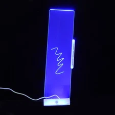  1Set Memo Board for Monitor - Transparent LED Light-Up Reminder Screen Panel