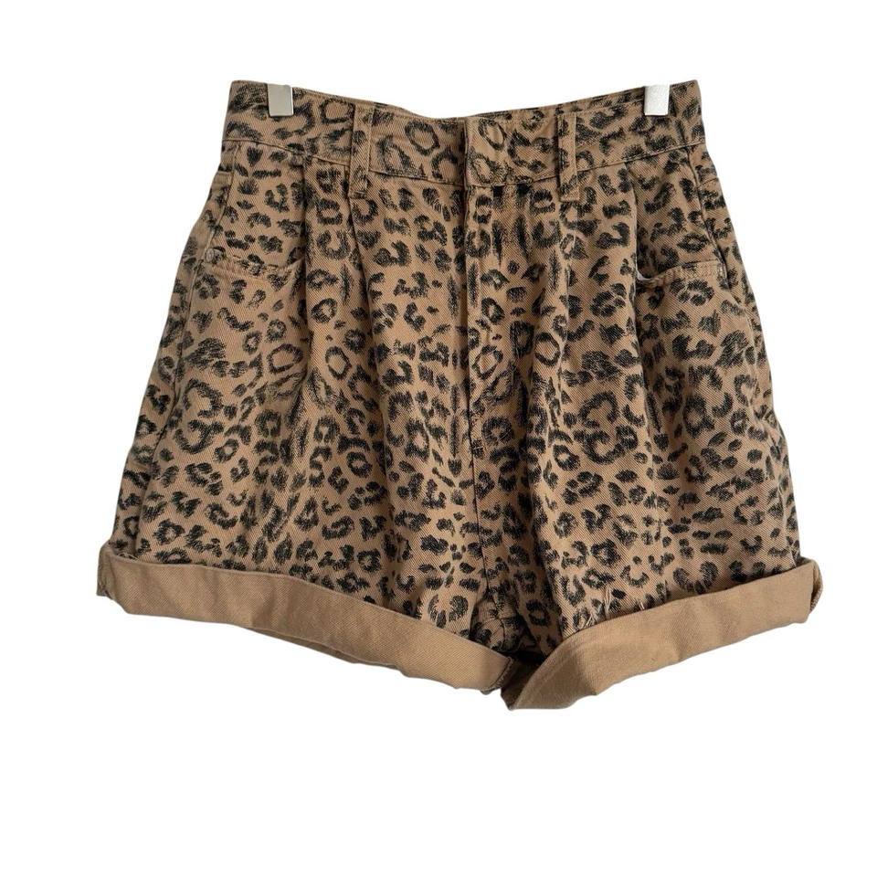 Pantalones cortos Free People We The Free para mujer talla 26 Dogtown corte leopardo Foto 2 de 4