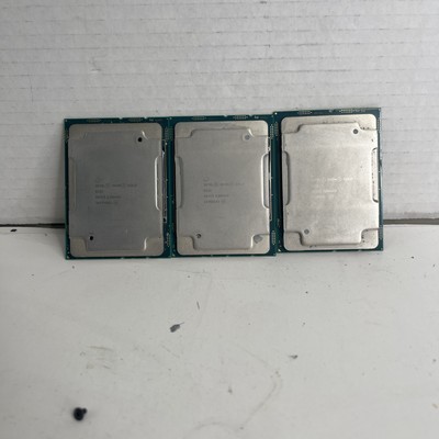 (Lot Of 3) Intel Xeon Gold 6132 SR3J3 14 140W LGA3647 2.60GHz core server CPU