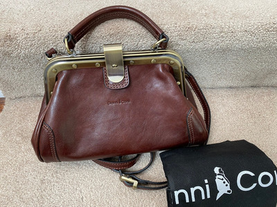 Great Brown Leather Italy Gianni Conti Bag!