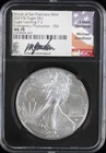 2021-S Silver Eagle NGC MS70 First Day of Issue Guadioso Signed Type 2