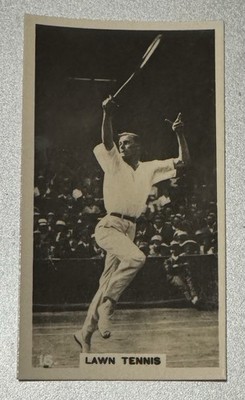 1927 Lambert & Butler W.T. Tilden #16 The World of Sport Lawn Tennis Card