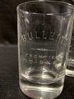 2 New Bulleit Bourdon Frontier Whisky Glasses Clear — photo 2