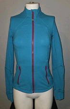 READ Womens Lululemon Full Zip Define Turquoise Jacket 4