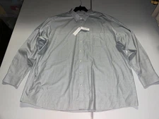 NWT's Roundtree & Yorke Gold Label Non-Iron Green Shirt 4XT 4XLT Tall