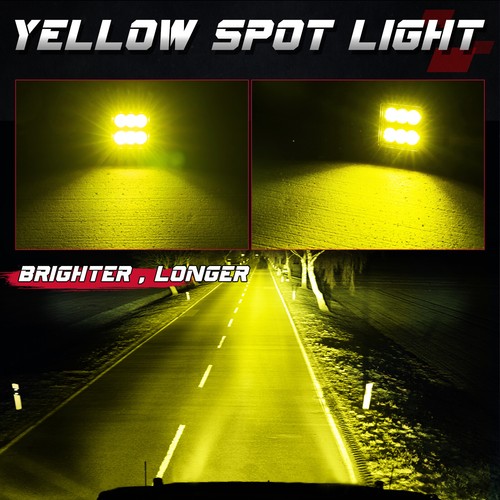 OFFROADTOWN For Jeep Wrangler JL Gladiator JT LED Driving Light Bars Ditch Pods - Picture 40 of 73