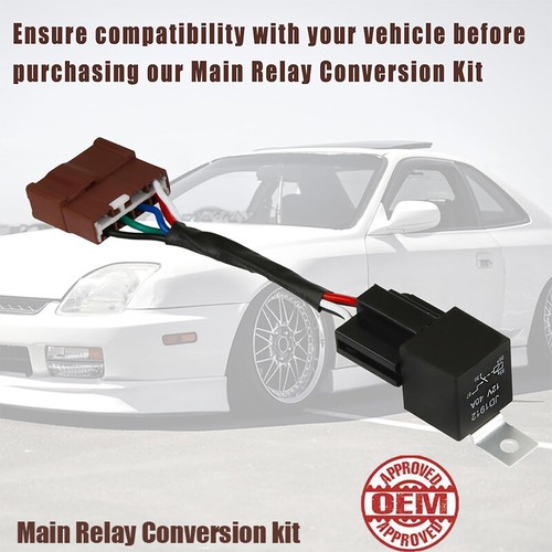 Main Relay Conversion Kit For 92-01 Civic 94-01 Integra 97-01 Crv 90-02 Accord - Picture 2 of 8