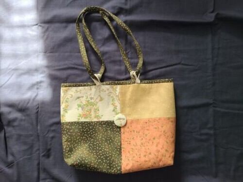8 Panel Vogeltasche 14""x16"" A Loretta Rosche Creation gebraucht 2 Innentaschen - Bild 1 von 9