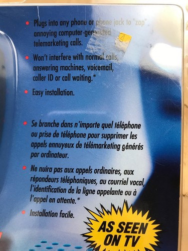 TeleZapper by Privacy Technologies NEW Factory Sealed - Zdjęcie 11 z 11