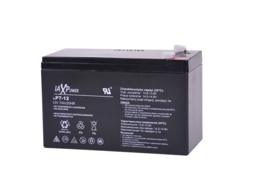 Gel Akku AGM Batterie 12V 7.5Ah 7,5 Ah Gelakku Ersatzakku MaxPower - Afbeelding 1 van 1