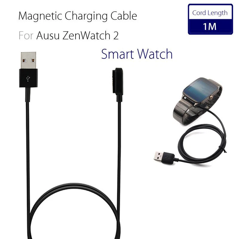 New For ASUS ZenWatch 2 Smart Watch USB Magnetic Faster Charging