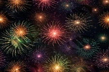 Digital Image Picture Photo Wallpaper Background Fireworks AI Art