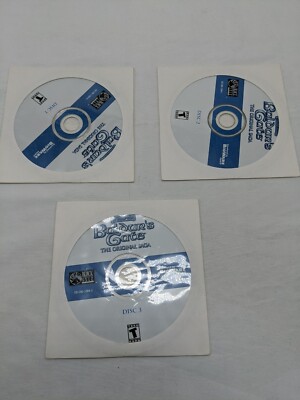 Forgotten Realms Baldurs Gate The Original Saga PC Game Discs Only