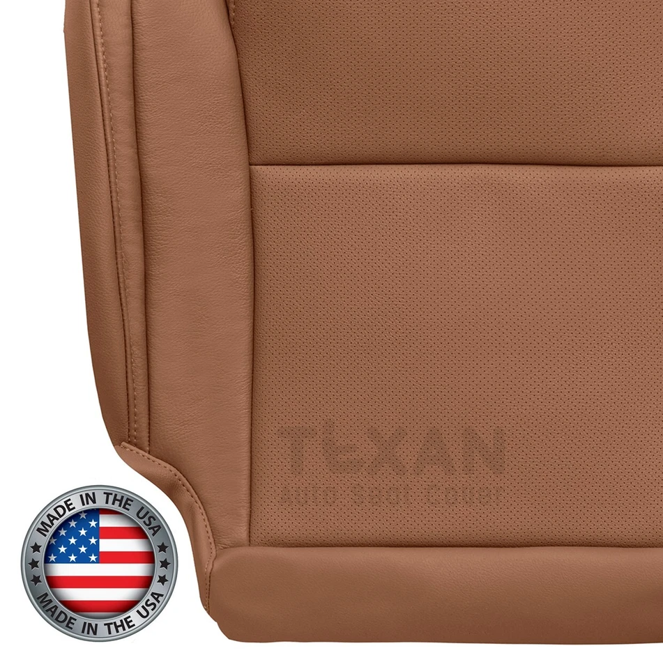 Cubierta de asiento de cuero marrón para parte inferior del conductor Toyota Sequoia Platinum 2008 a 2014 Foto 4 de 4