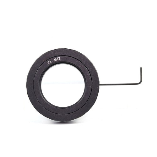 T2-M42 Lens Adapter T2 T-MOUNT Lens to M42 Screw Mount Body Adapter - Picture 11 of 12