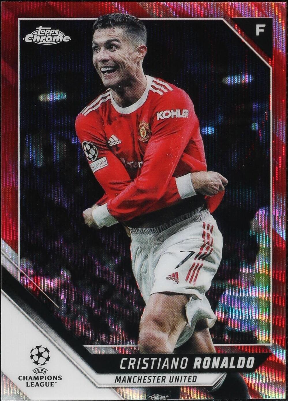 2021-22 Topps Chrome UCL Cristiano Ronaldo #10 for sale | eBay