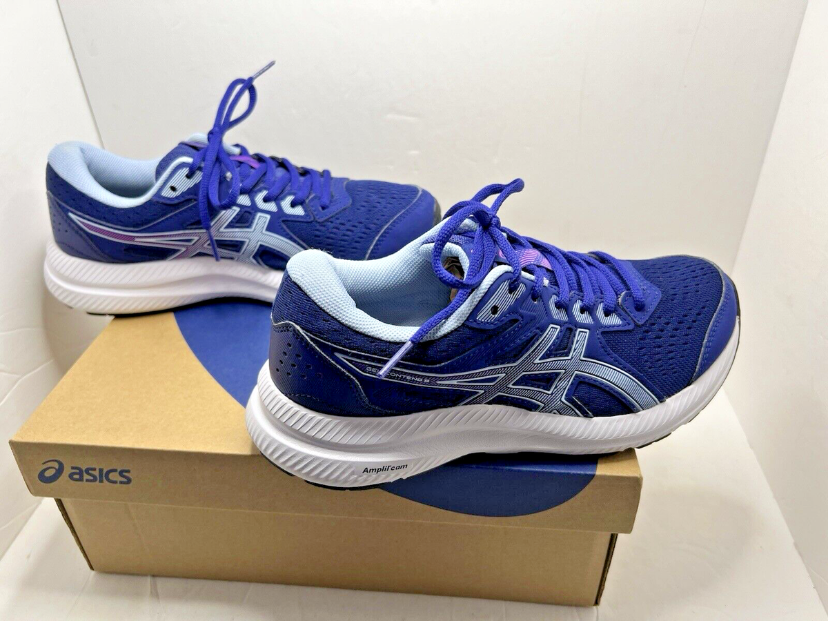 Asics Gel Contend 9 Womens Running Shoes 1012b681-400 Blue/Pale