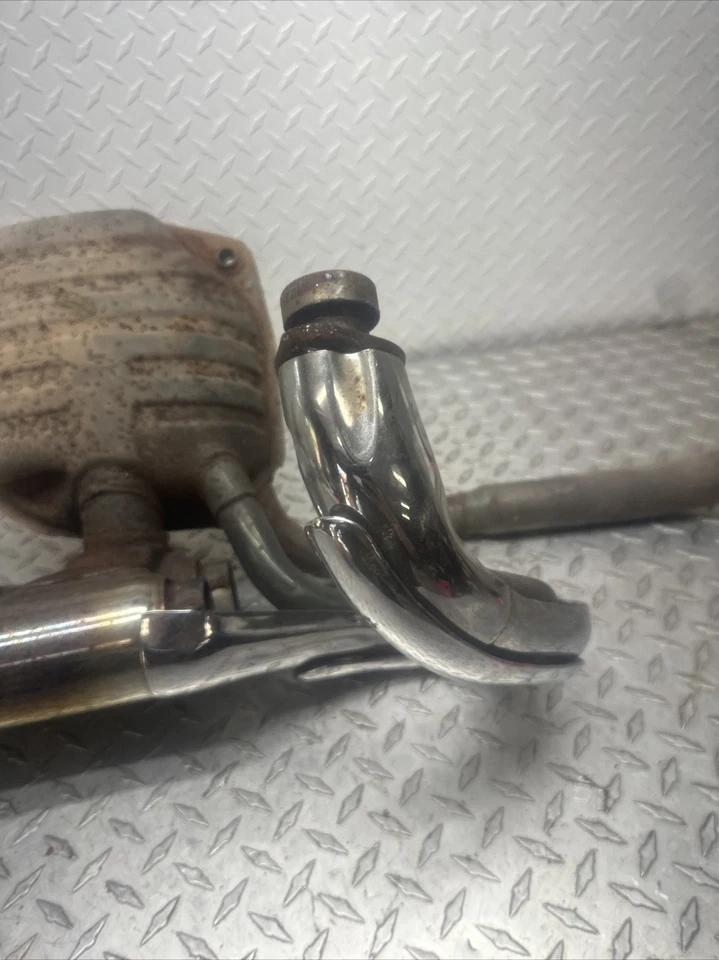 Tubo silenciador de escape Yamaha XV 535 1987-1999 Virago 3JC-14703-00-00 Foto 3 de 4