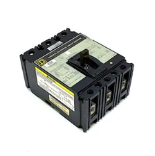 Square D FHP36100TF 3 Pole 100 Amp 600 Vac Circuit Breaker