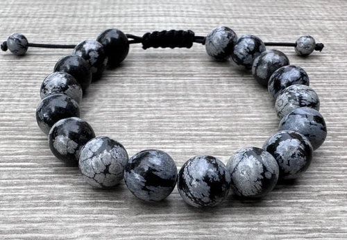 Grade A++ Edelstein Perlen verstellbar Armband 10 mm, echte Kristalle Armbänder - Bild 93 von 124