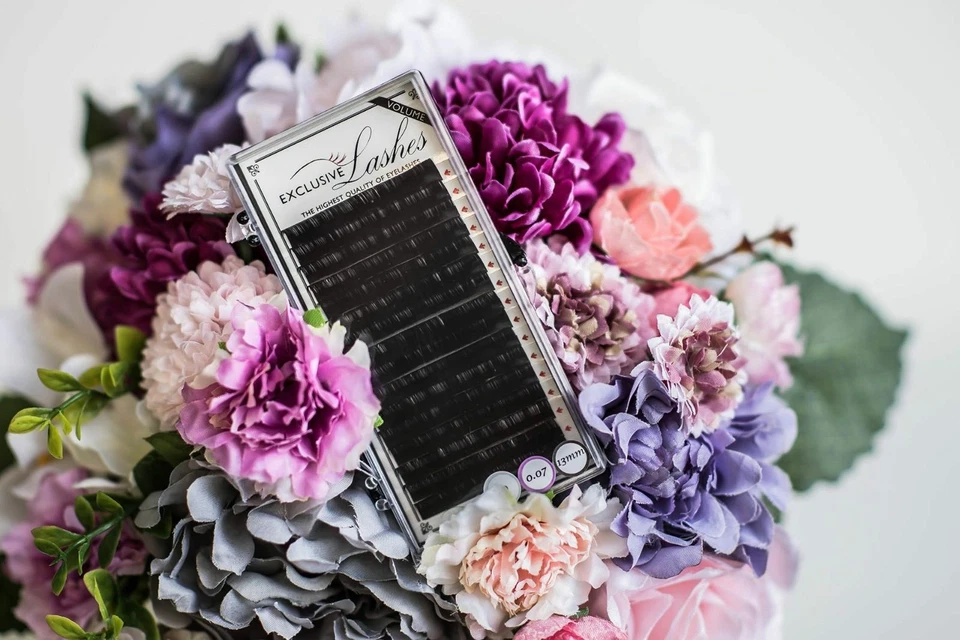 Extensions de cils individuels semi-permanents Volume 3D 6D exclusifs - Photo 3/4
