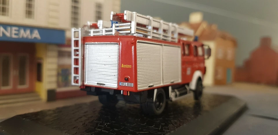 1:72 76 Iveco Magirus Fire Engine 90-16 LF 16-TS 1990 Feuerwehr HO/OO/00 Model - Image 3 of 4