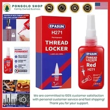50ml  Red - Strong Lock Tight for Nuts, Bolts & Fasteners, Anti-Loose