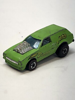 Hot Wheels Redline Poison Pinto 1975 Green Made In Hong Kong
