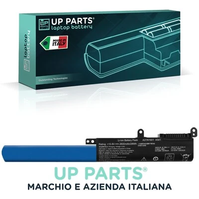 UP PARTS Batteria Asus A31N1601 2600mAh 29Wh per Laptop VivoBook Max F541U