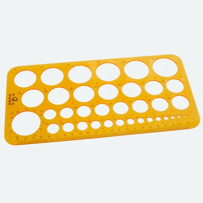 AFH-WEBSHOP Kreisschablone ROUND | Kunststoff | Durchmesser 1 bis 36 | Fingerumfang-Messer