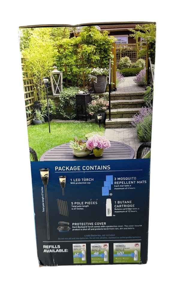 Thermacell Patio Shield Mosquito Protection Torch 15 ft x 15 ft 47