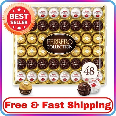 Ferrero Rocher Assorted, Premium Hazelnut Milk Chocolate 18.2 oz