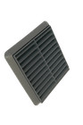 Grey Anthracite Grille RAL7016 Fixed Louvred Extractor Fan Ducting Wall 4" 100mm