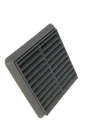 Grey Anthracite Grille RAL7016 Fixed Louvred Extractor Fan Ducting Wall 4" 100mm