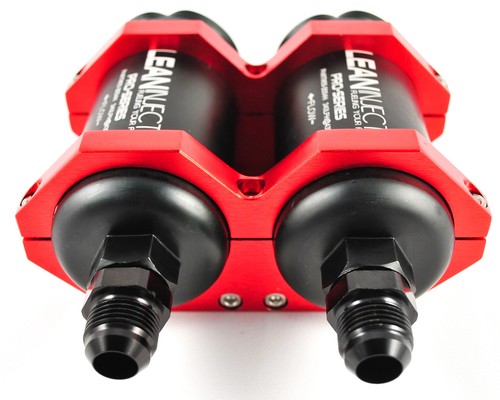 Dual 340LPH inline high flow EFI fuel pump 8an 10an bosch 044 style external an8 - Picture 4 of 5