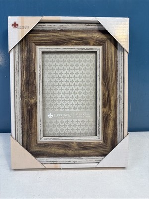 Lawrence Frames 585046    4 X6 Weathered Walnut Picture Frame