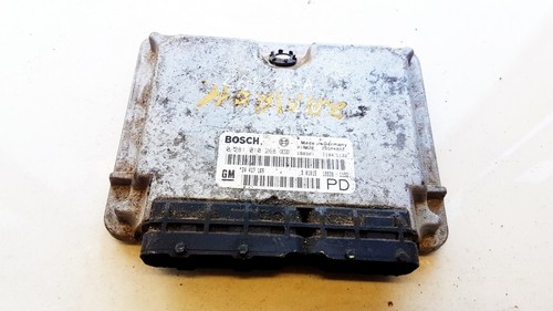0281010268 Motormanagement, Steuergerät, ECU  24417169 Opel Zafi DE991798-66