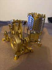 ENJOMOR Watt Steam Engine Reactor Model Steam Pump With Boiler Generator New