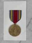 Vintage Authentic U.S. WWII VICTORY MEDAL Full Size with Ribbon USA Military