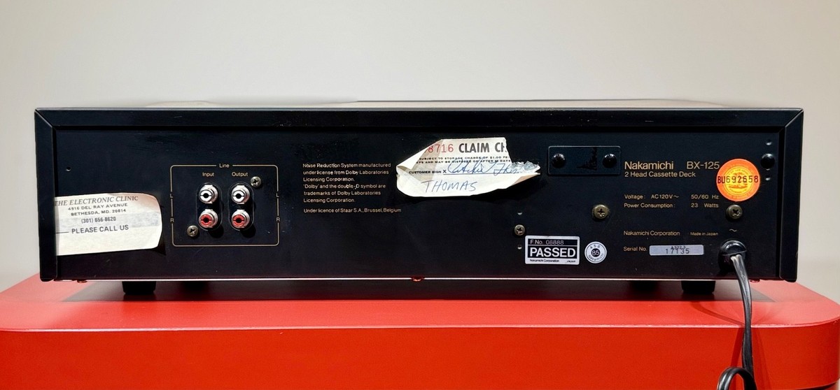 Nakamichi BX-125 Vintage 2-Head Cassette Deck for sale