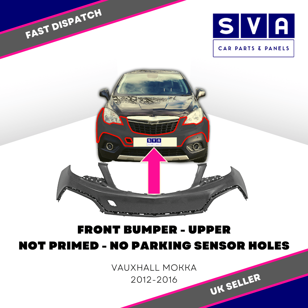 Front Bumper Upper - Not Primed - Vauxhall Mokka 2012-2016 - Insurance Approved