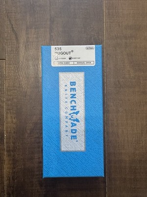 Benchmade Bugout 535 Blue Grivory CPM-S30V Plain Edge Axis Lock Manual