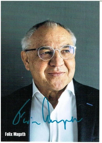 Felix Magath postcard advertising card Bavaria Mün. / Nuremberg with original signature