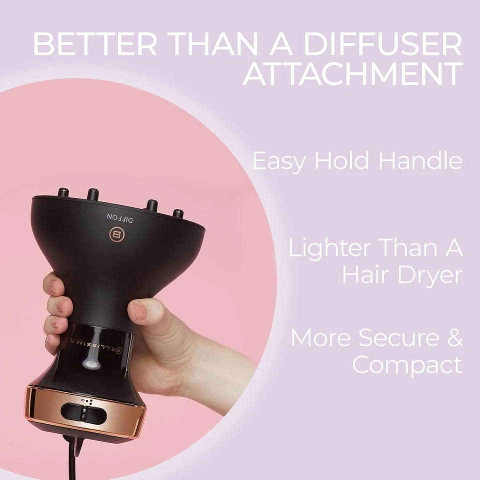 Diffuser Diffon Ceramic Lightweight Curly Hair Dryer with Australian Plug - ... - image 2 of 4