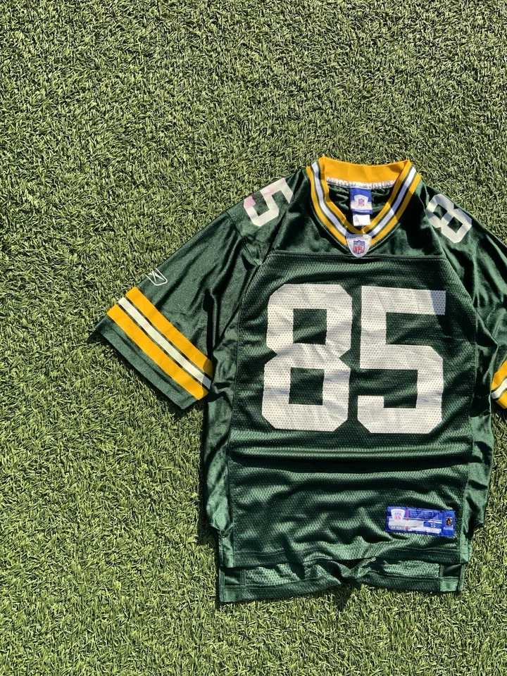 Camiseta deportiva vintage Reebok On Field Greg Jennings Green Bay Packers pequeña para hombre Foto 2 de 4
