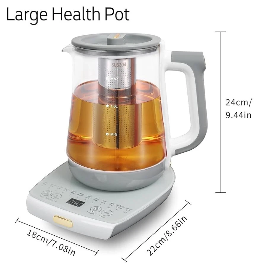 1.8L Electric Kettle with Infuser, Smart Tea Maker, Temperature Control 800W - Image 3 of 4