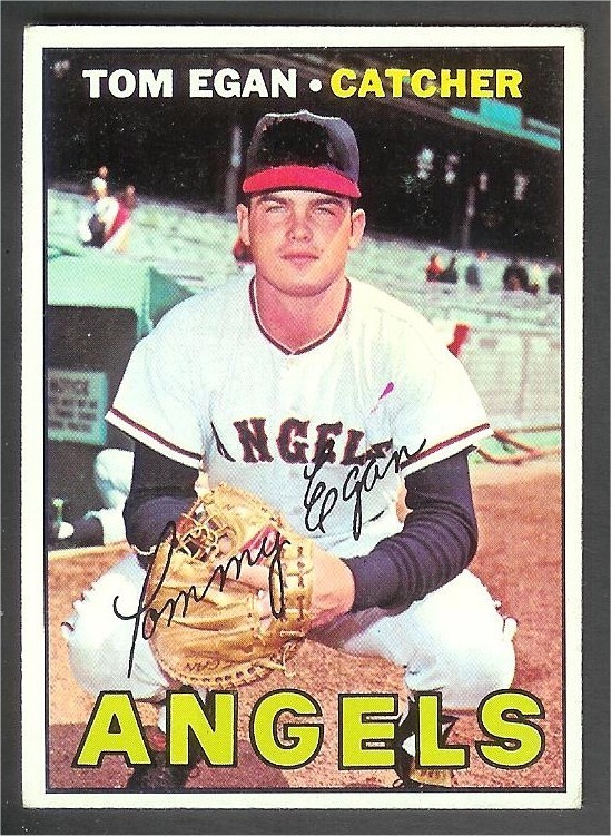 1967 Topps #147 TOM EGAN Angels - EX -  EX/MT