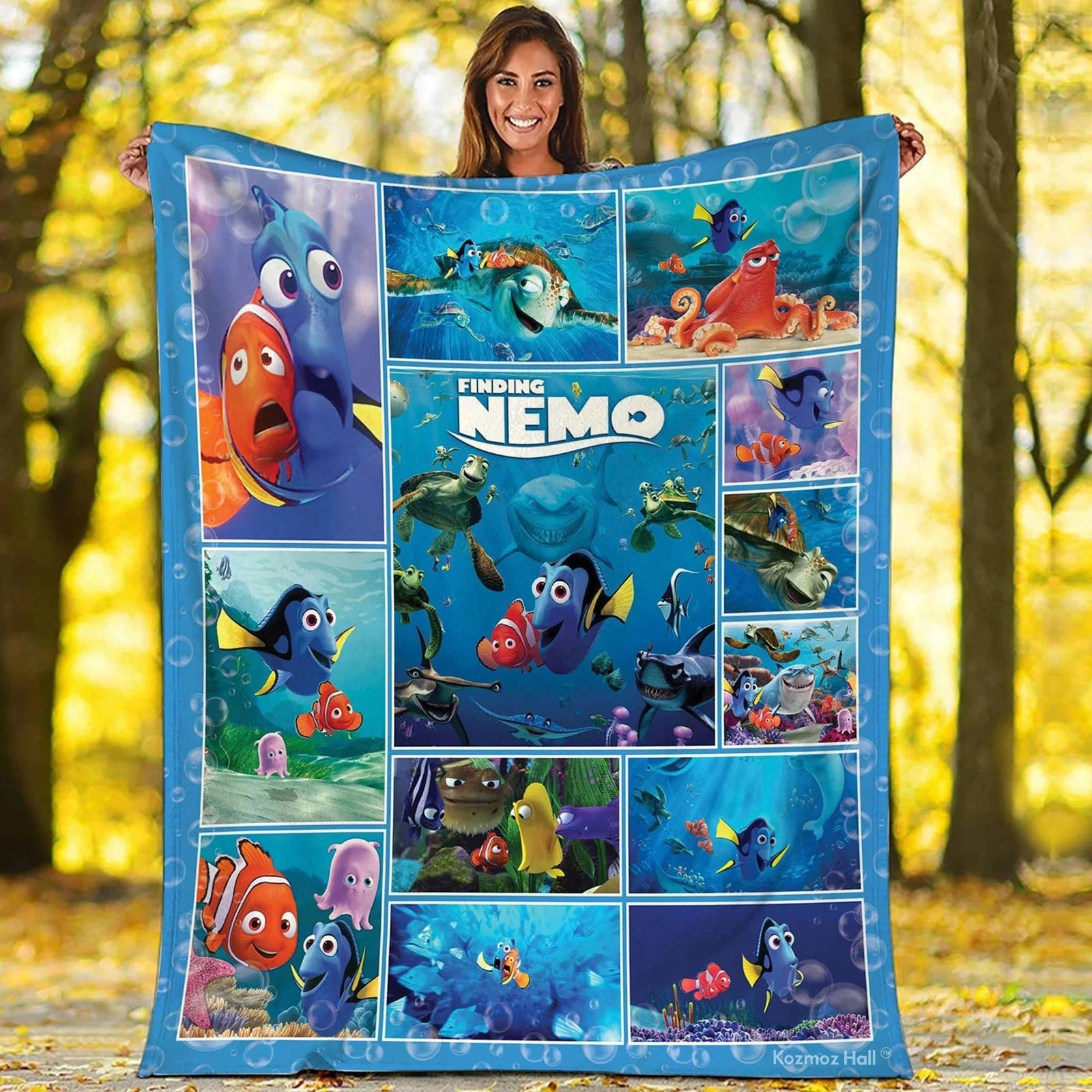 Finding Nemo Blanket | Finding Nemo Fleece Blanket | Nemo Dory Birthday Gifts