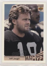 1992 Upper Deck Jeff Jaeger #372 0l1